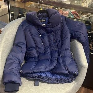Charpoo Women's Blue Puffer Jacket